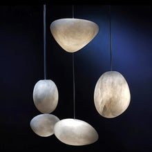 Load image into Gallery viewer, Lapis Alabaster Pendant Light
