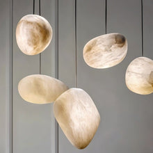 Load image into Gallery viewer, Lapis Alabaster Pendant Light
