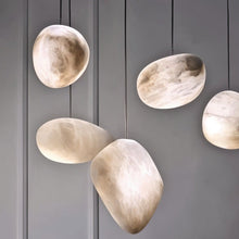 Load image into Gallery viewer, Lapis Alabaster Pendant Light
