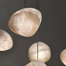 Load image into Gallery viewer, Lapis Alabaster Pendant Light
