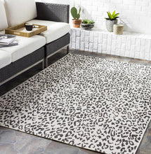 Load image into Gallery viewer, Alderbury White Leopard Print Rug
