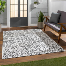 Load image into Gallery viewer, Alderbury White Leopard Print Rug
