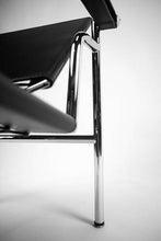 Load image into Gallery viewer, Le Corbusier Basculant Sling Chair (LC1) - Black Leather
