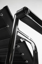 Load image into Gallery viewer, Le Corbusier Basculant Sling Chair (LC1) - Black Leather
