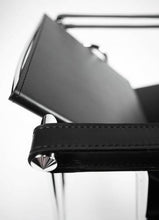 Load image into Gallery viewer, Le Corbusier Basculant Sling Chair (LC1) - Black Leather

