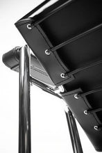 Load image into Gallery viewer, Le Corbusier Basculant Sling Chair (LC1) - Black Leather
