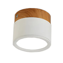 Carregar imagem no visualizador da galeria, LED Downlight Dimmable – Nordic Wood Modern Ceiling Light Spotlight
