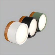 Carregar imagem no visualizador da galeria, LED Downlight Dimmable – Nordic Wood Modern Ceiling Light Spotlight

