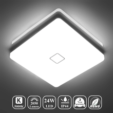 Cargar imagen en el visor de la galería, Modern and Energy-Efficient 11 Inch Square LED Flush Mount Ceiling Lights - 18W, 1800LM, 5000K, and AC100-277V for Bright and Versatile Lighting
