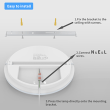 Cargar imagen en el visor de la galería, Upgrade Your Space with an Ultra-Bright 15-Inch Square LED Flush Mount Ceiling Light - 40W, 3800 Lumens, 5000K Daylight, Energy-Efficient, and IP44 Waterproof for Versatile, Sleek Design
