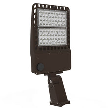 Cargar imagen en el visor de la galería, 300W Adjustable LED Parking Lot Lights with Universal Mount - 44,776 Lumens with 5000K CCT, AC100-347V - Dimmable Area Light
