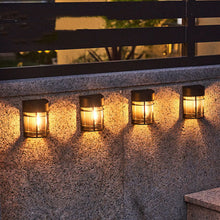 Carregar imagem no visualizador da galeria, LED Solar Outdoor Wall Light for Patio, Balcony &amp; Garden
