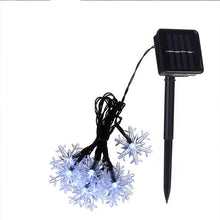 Load image into Gallery viewer, Decorative Snowflake Solar String Lights for Yard and Christmas

