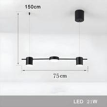 Carregar imagem no visualizador da galeria, LED Pendant Light Kitchen - Modern Light for Bar, Dining Room, and Table
