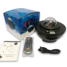 Carregar imagem no visualizador da galeria, LED Star Projector Night Light with USB Control and Music Player
