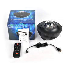 Carregar imagem no visualizador da galeria, LED Star Projector Night Light with USB Control and Music Player
