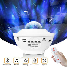 Carregar imagem no visualizador da galeria, LED Star Projector Night Light with USB Control and Music Player
