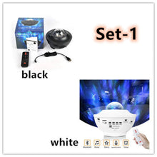 Carregar imagem no visualizador da galeria, LED Star Projector Night Light with USB Control and Music Player
