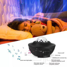 Carregar imagem no visualizador da galeria, LED Star Projector Night Light with USB Control and Music Player
