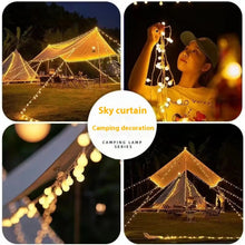 Carregar imagem no visualizador da galeria, LED String Lights for Outdoor Camping Ambience and Cozy Atmosphere
