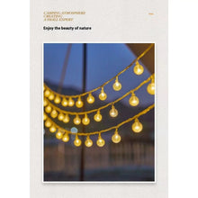 Carregar imagem no visualizador da galeria, LED String Lights for Outdoor Camping Ambience and Cozy Atmosphere

