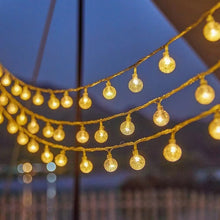 Carregar imagem no visualizador da galeria, LED String Lights for Outdoor Camping Ambience and Cozy Atmosphere
