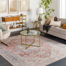 Load image into Gallery viewer, Cream Rust Leeston Washable Rug - Clearance

