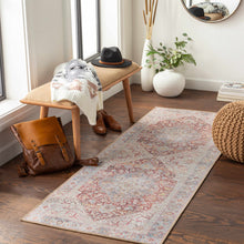 Load image into Gallery viewer, Cream Rust Leeston Washable Rug - Clearance
