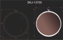 Load image into Gallery viewer, Loughlinstown Gold Frame Round Mirror
