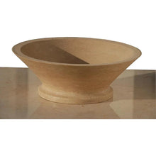 Load image into Gallery viewer, Light Beige Travertine Natural Stone Above Vanity Bathroom Vessel Sink Honed
