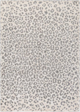 Cargar imagen en el visor de la galería, Beige Liversedge Leopard Print Area Rug
