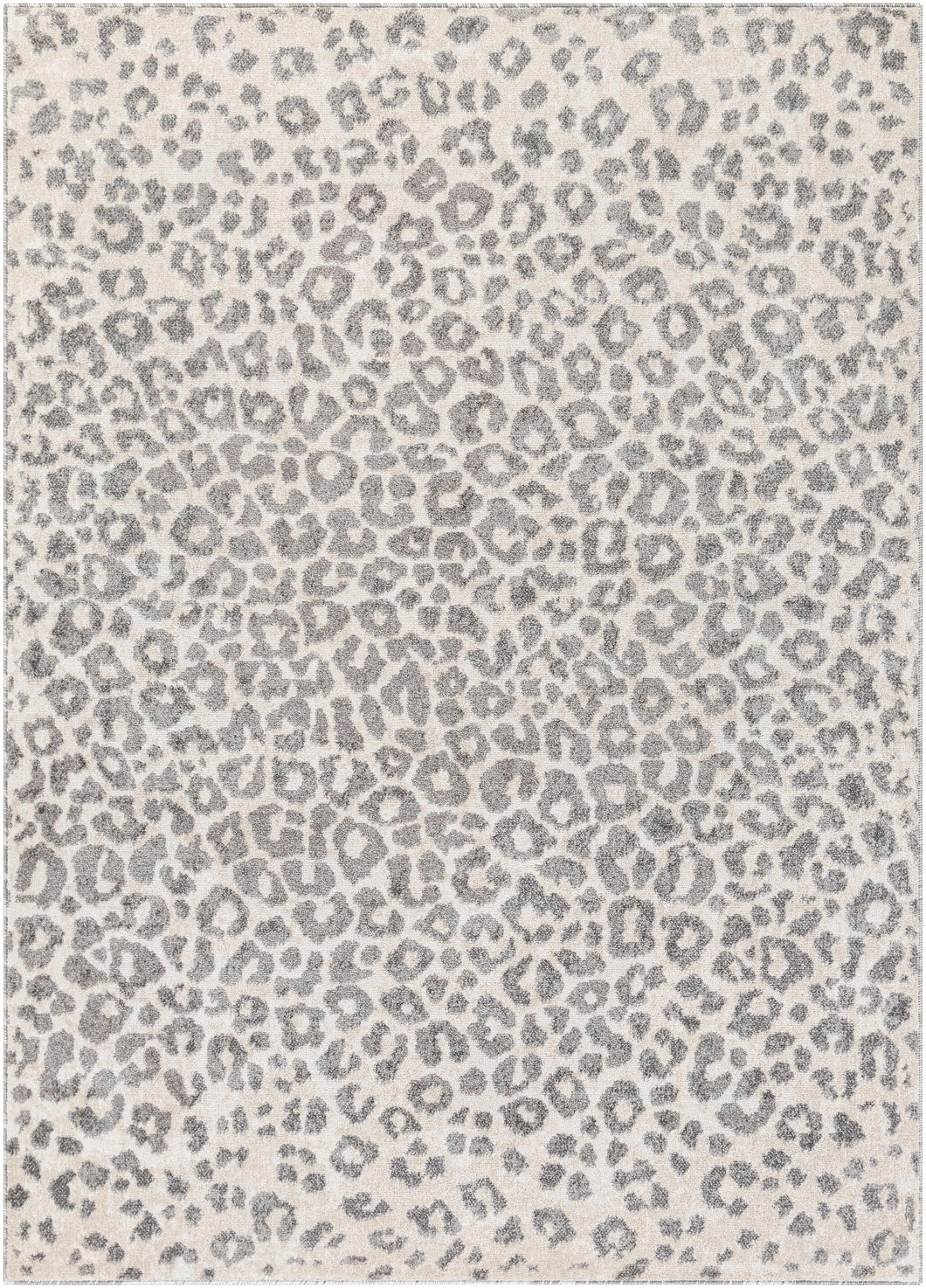 Beige Liversedge Leopard Print Area Rug