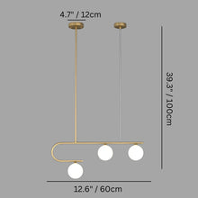 Carregar imagem no visualizador da galeria, Lucernae Linear Chandelier
