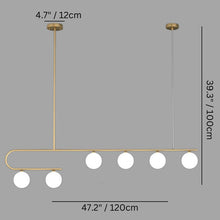 Carregar imagem no visualizador da galeria, Lucernae Linear Chandelier

