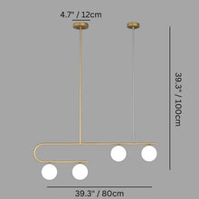 Carregar imagem no visualizador da galeria, Lucernae Linear Chandelier
