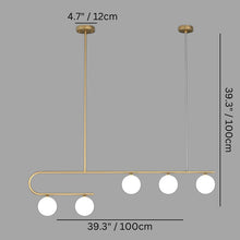 Carregar imagem no visualizador da galeria, Lucernae Linear Chandelier
