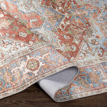 Load image into Gallery viewer, Rust Maayon Washable Rug
