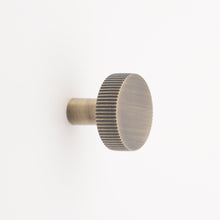 Load image into Gallery viewer, Madelyn Carter Cabinet Knobs &amp; Handles Antique Brass Arlene Solid Brass Cabinet Knob

