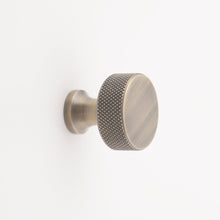Load image into Gallery viewer, Madelyn Carter Cabinet Knobs &amp; Handles Antique Brass Grace Solid Brass Cabinet Knob
