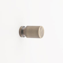 Load image into Gallery viewer, Madelyn Carter Cabinet Knobs &amp; Handles Antique Brass Hanna Solid Brass Cabinet Knob
