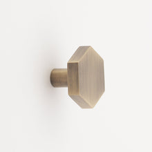 Load image into Gallery viewer, Madelyn Carter Cabinet Knobs &amp; Handles Antique Brass Josephine Solid Brass Cabinet Knob
