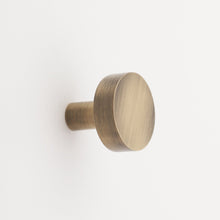 Load image into Gallery viewer, Madelyn Carter Cabinet Knobs &amp; Handles Antique Brass Katia Solid Brass Cabinet Knob
