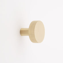 Load image into Gallery viewer, Madelyn Carter Cabinet Knobs &amp; Handles Satin Brass Arlene Solid Brass Cabinet Knob
