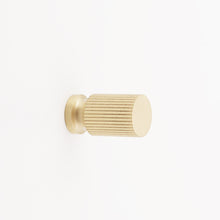Load image into Gallery viewer, Madelyn Carter Cabinet Knobs &amp; Handles Satin Brass Hanna Solid Brass Cabinet Knob

