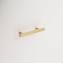 Load image into Gallery viewer, Madelyn Carter Cabinet Knobs &amp; Handles Satin Brass Julian Solid Brass Drawer Pull - 3.75 Inch Centers
