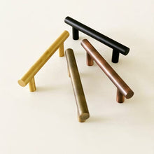 Load image into Gallery viewer, Madelyn Carter Cabinet Knobs &amp; Handles Sebastian Solid Brass Drawer Pull - 3.75 In Centers
