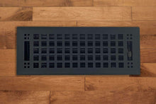Load image into Gallery viewer, Madelyn Carter Vents &amp; Flues 2 x 10 (Overall: 3.625 x 11.375) Steel Artisan Vent Covers - Black
