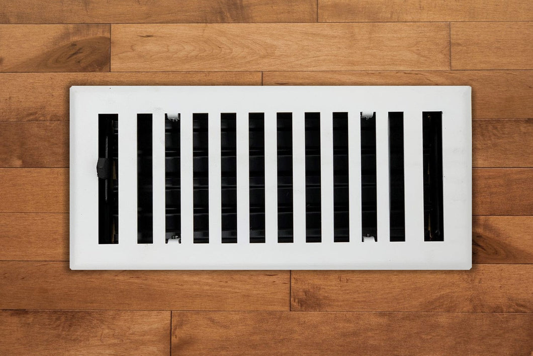 Madelyn Carter Vents & Flues 2 X 10 (Overall: 3.625 x 11.375) Steel Modern Chic Vent Covers - White