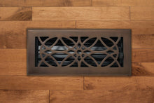 Load image into Gallery viewer, Madelyn Carter Vents &amp; Flues 2 x 10 (Overall: 3.75 x 11.5) Cast Brass Empire Vent Cover - Oil Rubbed Bronze
