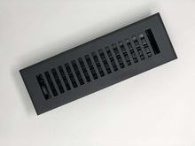 Load image into Gallery viewer, Madelyn Carter Vents &amp; Flues 2 x 12 (Overall: 3.75 x 13.5) Cast Aluminum Contemporary Vent Covers - Black

